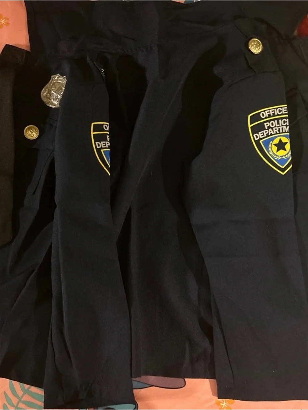 Amscan Police Officer Kids Costume - Black